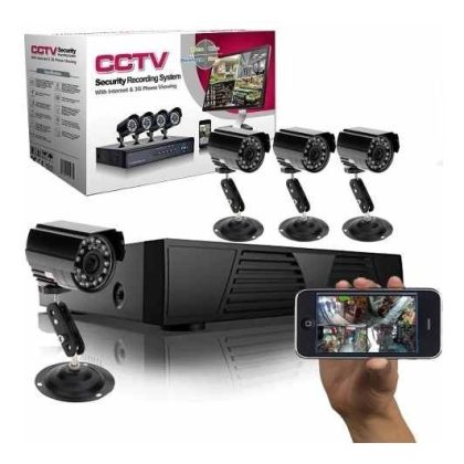 CCTV KIT CAM 4+4 HD AMEX