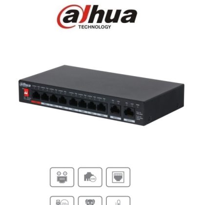 DAHUA SW 8X POE PFS3010-8ET-96