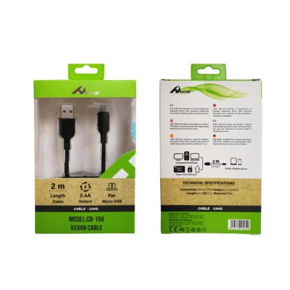 USB CB.A MICRO USB CORD 2.4A