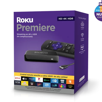 ROKU SMART TV+CANALES PREMIER