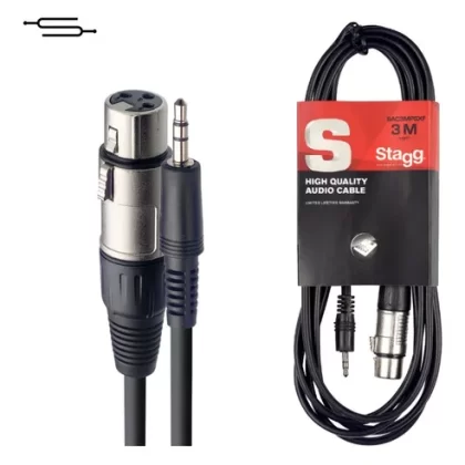 AU XLR H A 3.5 STAGG CB. 3MTS