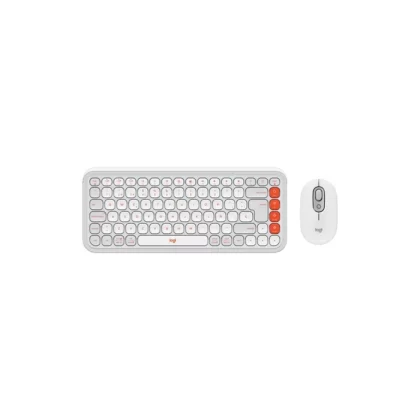 Combo Inalámbrico Logitech POP Icon Blanco Combo Inalámbrico Logitech POP Icon Blanco
