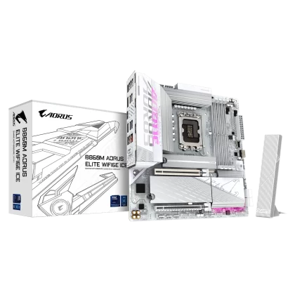 Motherboard (1851) GIGABYTE B860M AORUS ELITE WIFI6E ICE Motherboard (1851) GIGABYTE B860M AORUS ELITE WIFI6E ICE
