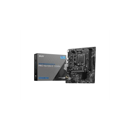 Motherboard MSI PRO H610M-S LGA1700 DDR4 Motherboard MSI PRO H610M-S LGA1700 DDR4