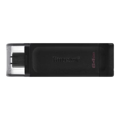 Pen Drive KINGSTON DataTraveler 70 64GB USB 3.2 Gen 1 Tipo C Negro