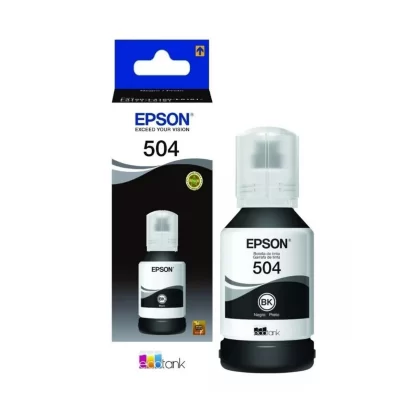 Botella de Tinta EPSON 504 Negro Botella de Tinta EPSON 504 Negro