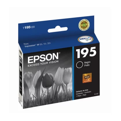 Cartucho de Tinta EPSON 195 Negro Cartucho de Tinta EPSON 195 Negro