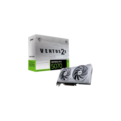 Placa MSI GeForce RTX 5070 12G VENTUS 2X OC WHITE