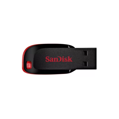 Pen Drive SANDISK Cruzer Blade 64GB USB 2.0 Tipo A Negro