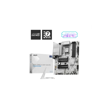 Motherboard MSI PRO Z890-S WIFI WHITE LGA1851 DDR5 Motherboard MSI PRO Z890-S WIFI WHITE LGA1851 DDR5