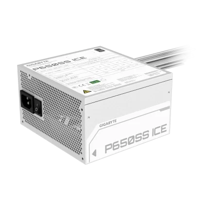 Fuente Gigabyte P650SS 650W 80 PLUS Silver Blanca