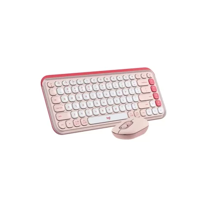 Combo InalÃ¡mbrico Logitech POP ICON Rosa