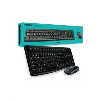 Combo Teclado y Mouse Logitech  MK120 EspaÃ±ol