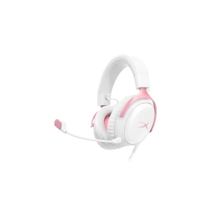Aur HyperX Cloud III Cableado – (Blanco/Rosa) Aur HyperX Cloud III Cableado – (Blanco/Rosa)