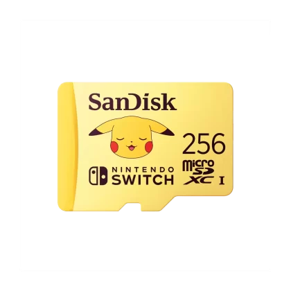 Tarjeta de Memoria Sandisk MicroSDXC 256GB UHS-I Card C10 U3 100Mb for Nintendo Switch Pokemon Edition