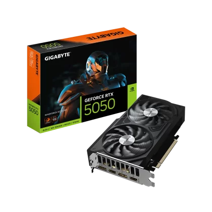 Placa de Video GIGABYTE GeForce RTX 5050 WINDFORCE OC V2 8G
