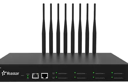 VOIP YEASTAR GATEWAY GSM 8 CHIP 128 SIP UMTS