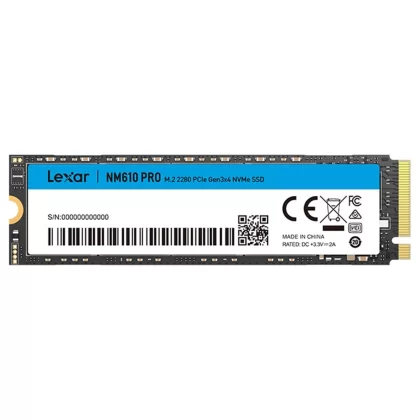 Disco Interno SSD LEXAR NM610 PRO 1T M.2 NVMe Disco Interno SSD LEXAR NM610 PRO 1T M.2 NVMe