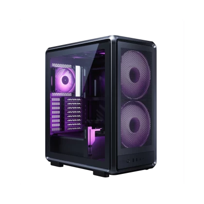 Gabinete Cooler Master MasterFrame 500 Mesh 3 Fans ARGB Aluminio Modular Black s/fuente Gabinete Cooler Master MasterFrame 500 Mesh 3 Fans ARGB Aluminio Modular Black s/fuente