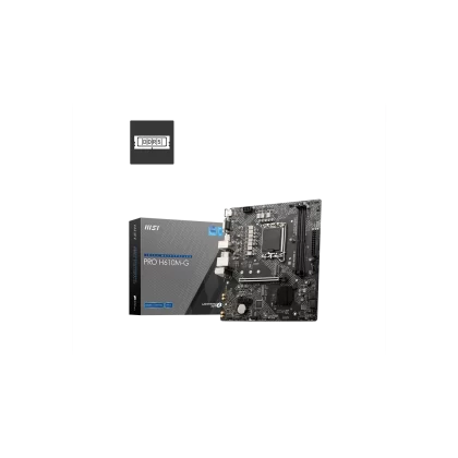 Motherboard MSI PRO H610M-G LGA1700 DDR5 Motherboard MSI PRO H610M-G LGA1700 DDR5