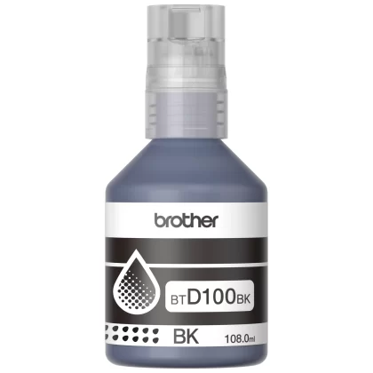 Botella de tinta Brother BTD100 Color Negro Botella de tinta Brother BTD100 Color Negro