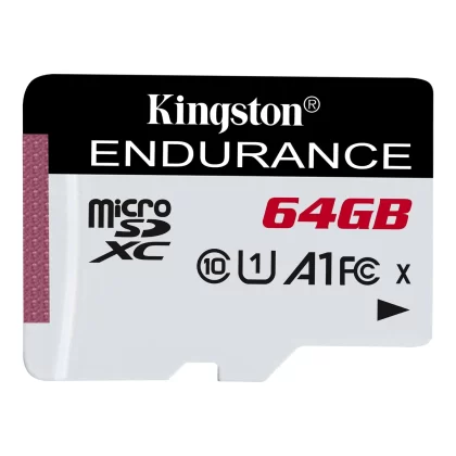 Tarjeta de Memoria KINGSTON High Endurance MicroSDXC 64GB UHS-I U1 V10 A1 95MB/s