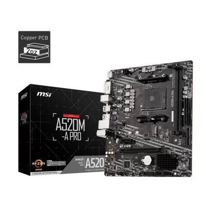 Motherboard MSI A520M-A PRO AM4 DDR4 Motherboard MSI A520M-A PRO AM4 DDR4