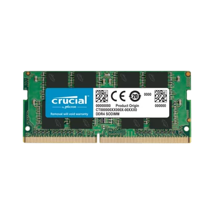 Memoria Ram SODIMM CRUCIAL CT 16GB DDR4 3200MHz CL22 1.20V Single Negro Memoria Ram SODIMM CRUCIAL CT 16GB DDR4 3200MHz CL22 1.20V Single Negro