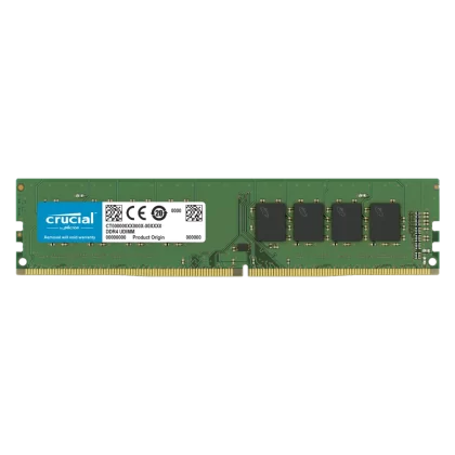 Memoria Ram UDIMM CRUCIAL CT 8GB DDR4 3200MHz CL22 1.20V Single Verde