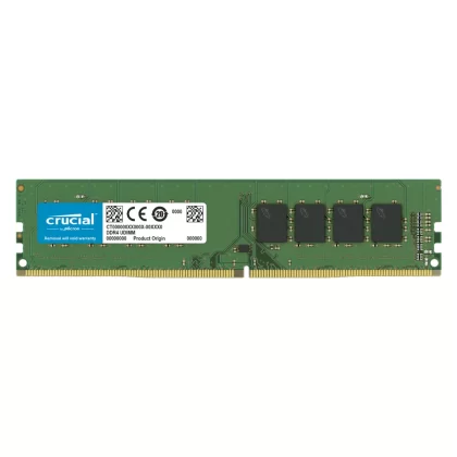 Memoria Ram UDIMM CRUCIAL CT 16GB DDR4 3200MHz CL22 1.20V Single Negro